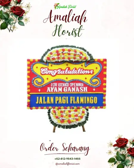 Sewa Papan Bunga Segorogunung